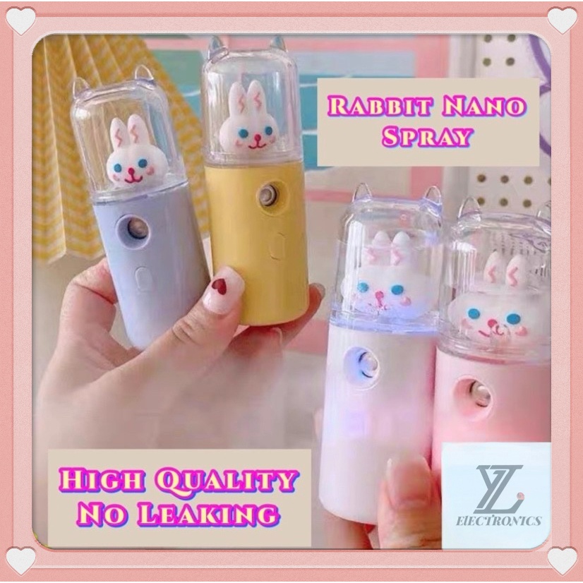 【COD】YZ Cute Pet Nano Spray Mini Murah Wajah USB Charge Portable Pelembab Perawatan Facial Humidifier Water Replenishment Instrument