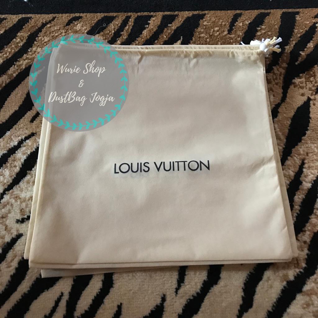 LOUIS VUITTON LV DustBag Pengganti Sarung Tas Pelindung Debu Serut Dust Bag Branded