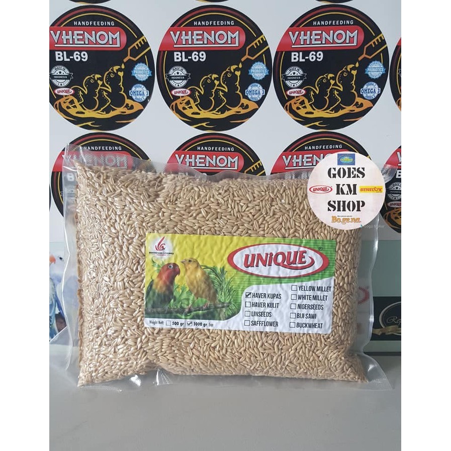 

HAVERSEEEDS/OATS 1 KG(BIJI HAVER KUPAS) - BENELUX