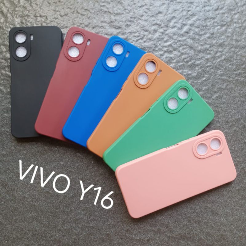 Case Vivo Y16 soft case softcase softshell silikon cover casing kesing housing