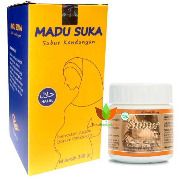 PAKET MURAH PENYUBUR KANDUNGAN WANITA : MADU SUKA SUBUR KANDUNGAN ALMABRUROH & PIL SUBUR BOROBUDUR, 