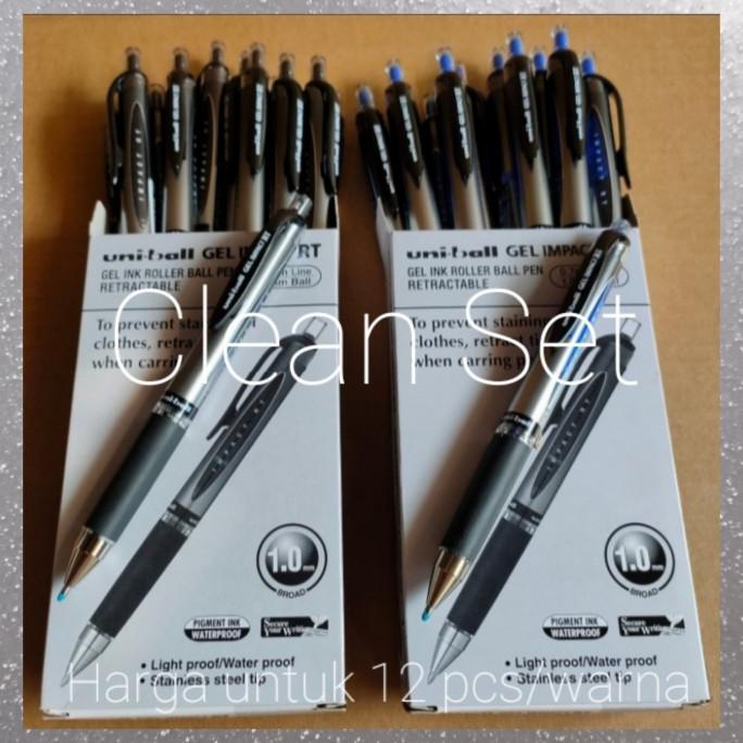 

pulpen gel uni ball impact RT 1.0mm