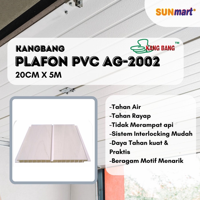 KANGBANG PLAFON PVC 20CMX5M