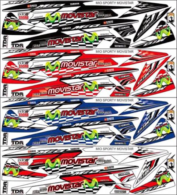 Striping Stiker Variasi Motor Yamaha Mio Sporty Shopee Indonesia