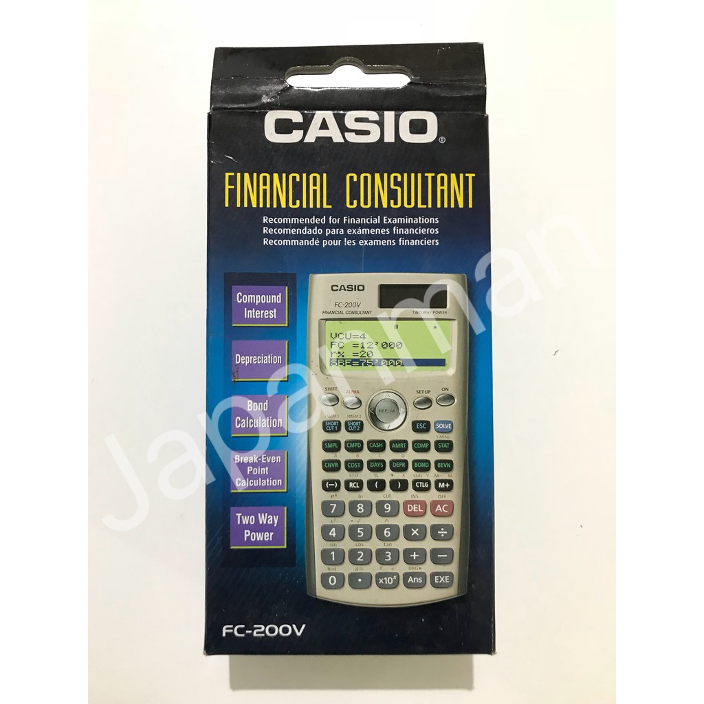 

Casio Kalkulator Ilmiah FC-200V Financial Consultant