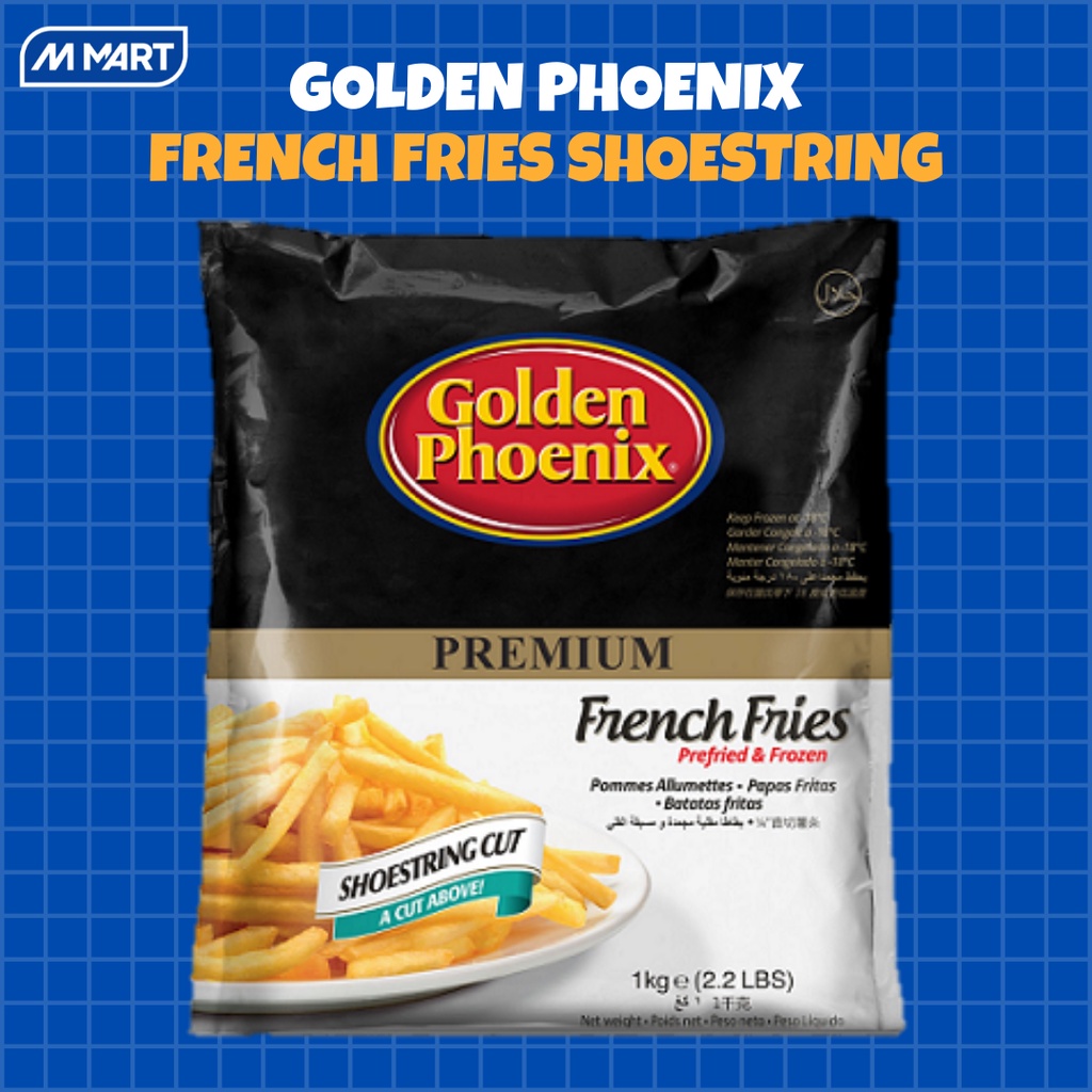 

Golden Phoenix French Fries Premium Shoestring