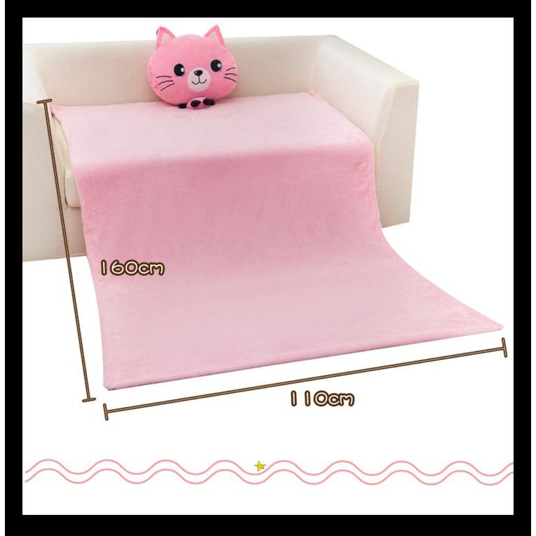 BONEKA BANTAL SELIMUT 3IN1 BALMUT KUCING LUCU