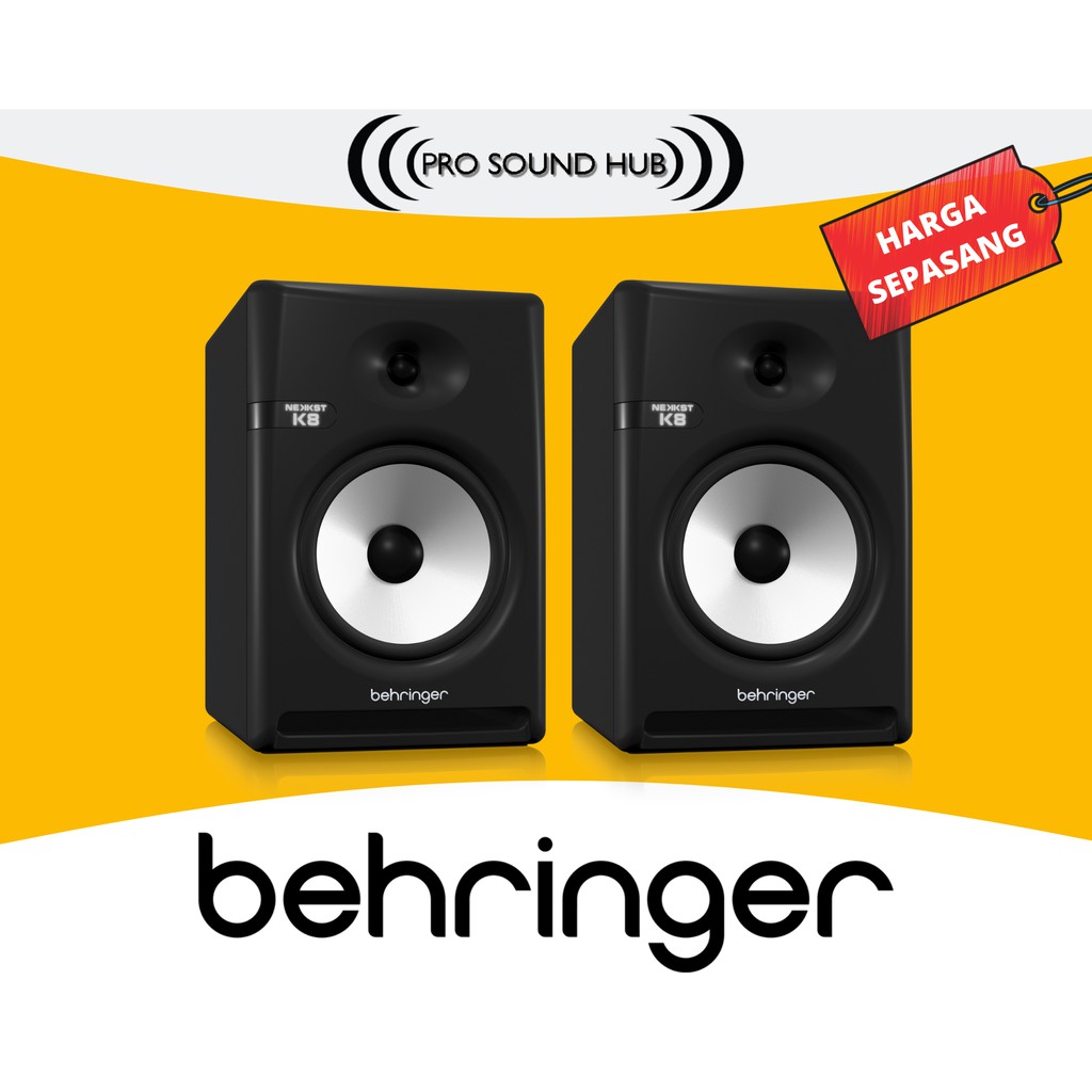 Behringer K8 Harga Sepasang K-8 K 8 Speaker Studio Monitor 8" Flat