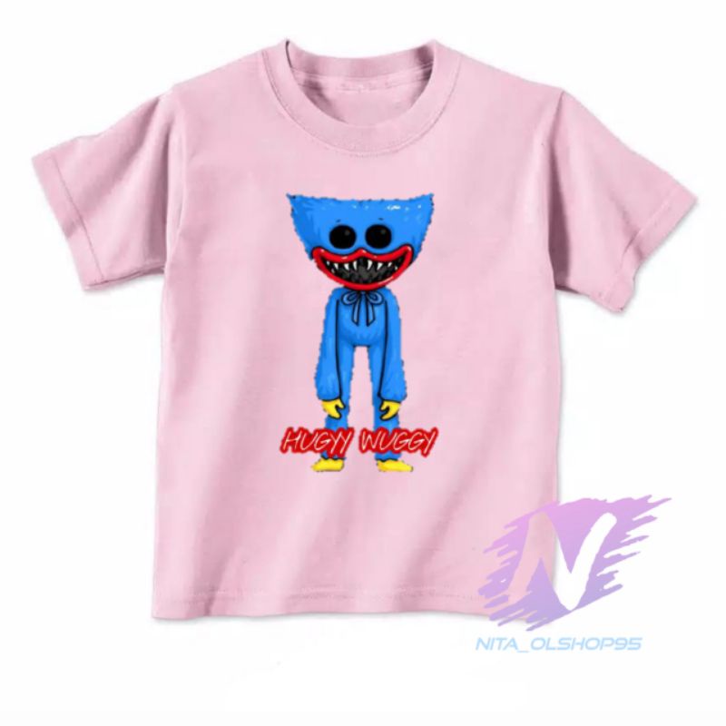 baju anak kaos anak huggy wuggy