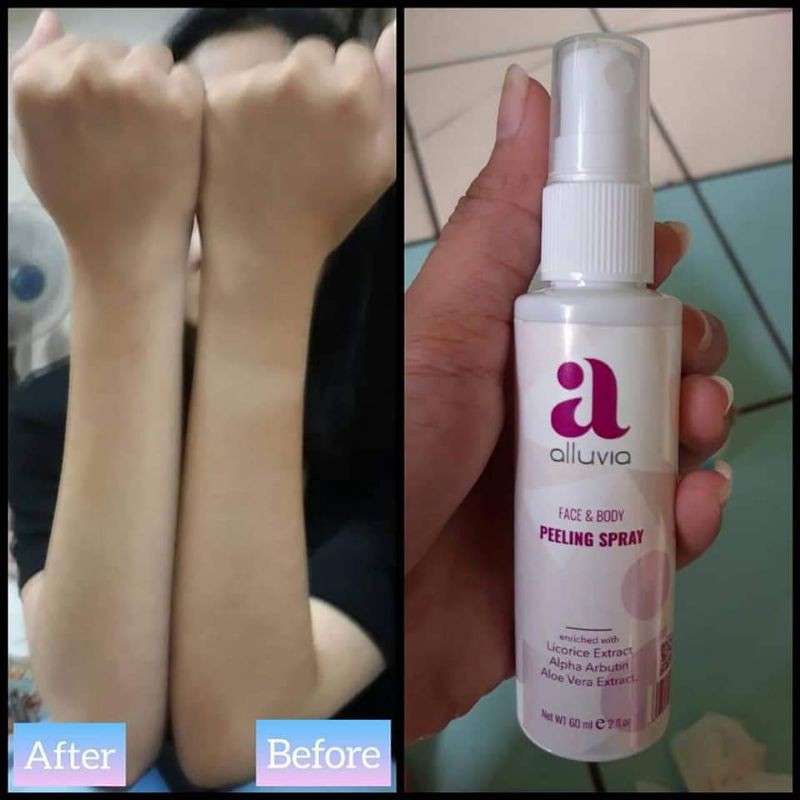 Alluvia peeling spray