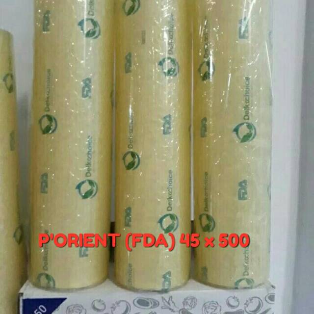 Plastik wraping food grade 45 cm x 500 m