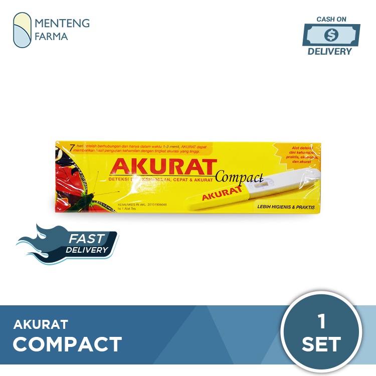 Akurat Compact - Alat Uji Kehamilan Pribadi