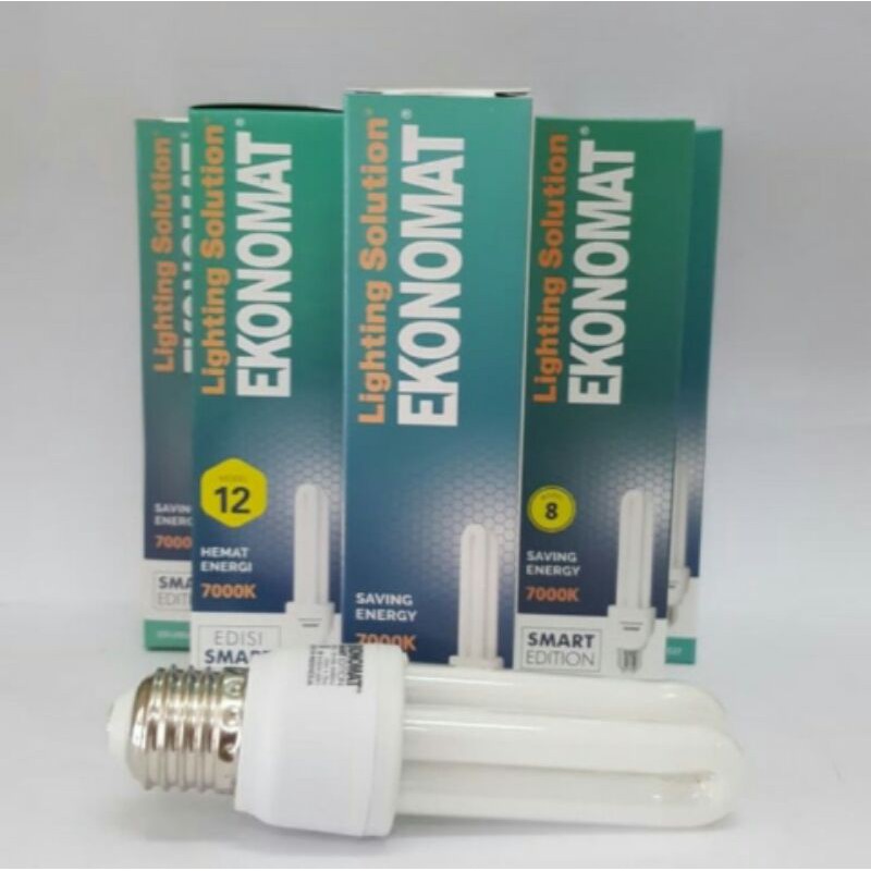 Lampu Jari/Lampu Lilin Plc 2u Ekonomat Semua Watt/type harga sama