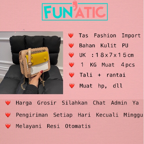 Funatic Tas Selempang Wanita Terbaru Import Fashion Korea FA1005