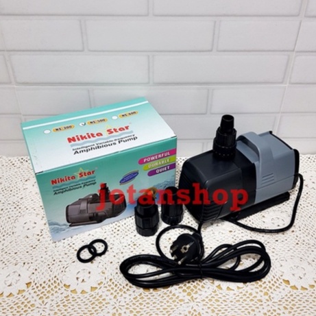 MESIN NIKITA STAR NS 500 NS500 POMPA KOLAM AMPHIBIOUS PUMP AQUARIUM AQUAPONIK AIR MANCUR