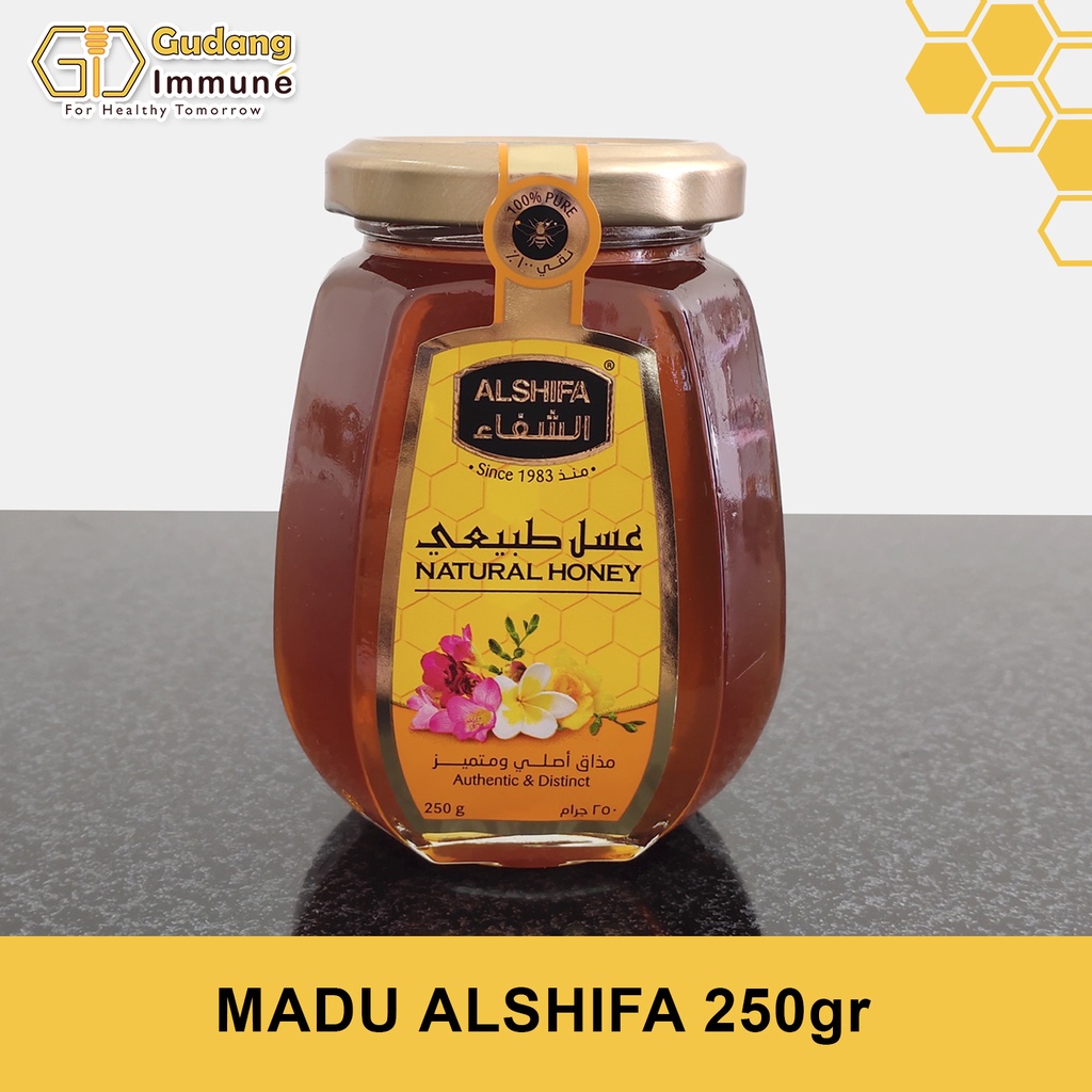 

Madu Al Shifa 250gr Asli 100% Natural Honey Alshifa Ashifa - Gudang Immune
