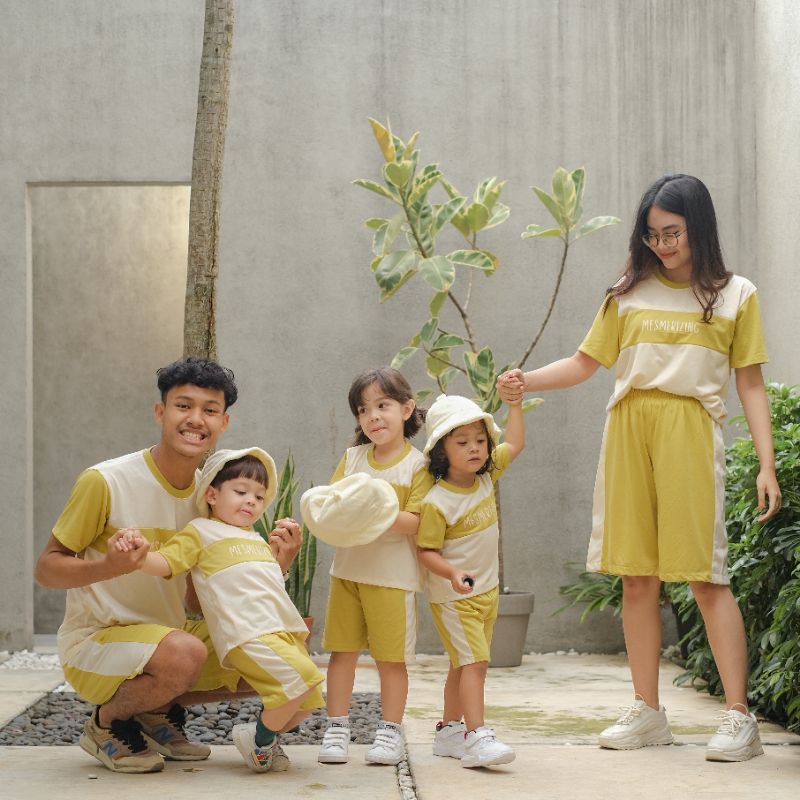 MESMERIZING SET - Promo 10.10 Family Set baju olahraga daily wear kaos kekinian baju tidur murah unisex