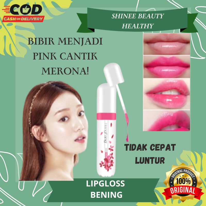 Jual Virall !!! Lips Gloss Cair Warna Bening Tahan Lama Berubah Warna