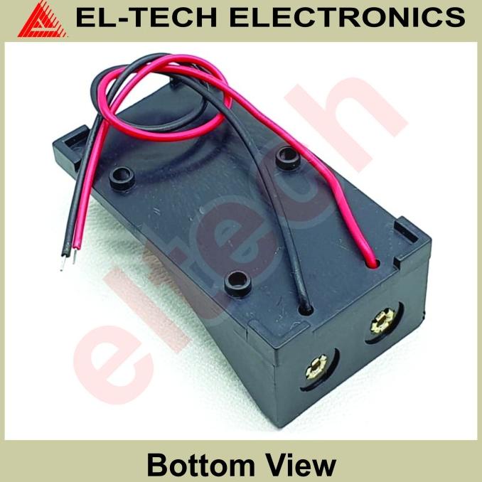 9V Battery Baterai Batre Holder Pemegang Box Terbuka elt3ch Murah