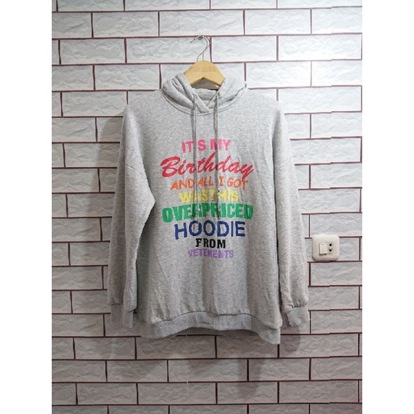 hoodie vetements original second //hoodie Vetements second //bahan bagus