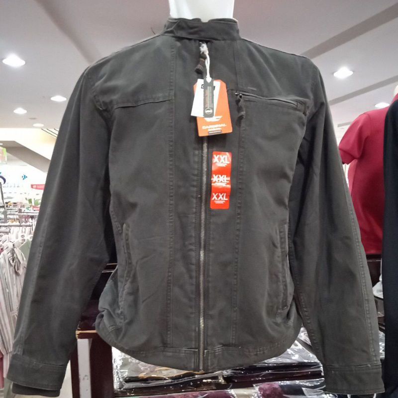 Jaket Kanvas Cardinal Kombinasi
