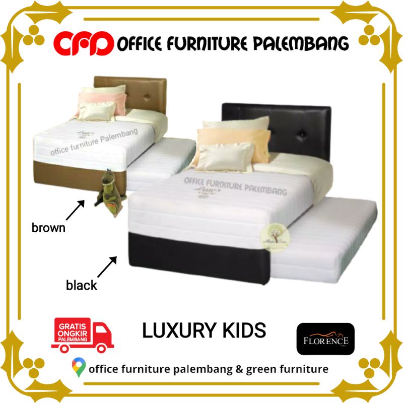 bed sorong 2in1 bed dorong spring bed matras kasur springbed florence luxury kids