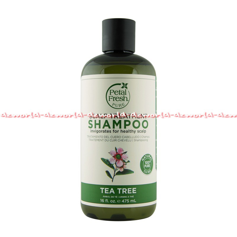 Petal Fresh Pure Sclap Treatment Shampoo Tea Tree Shampo Herbal 475mL