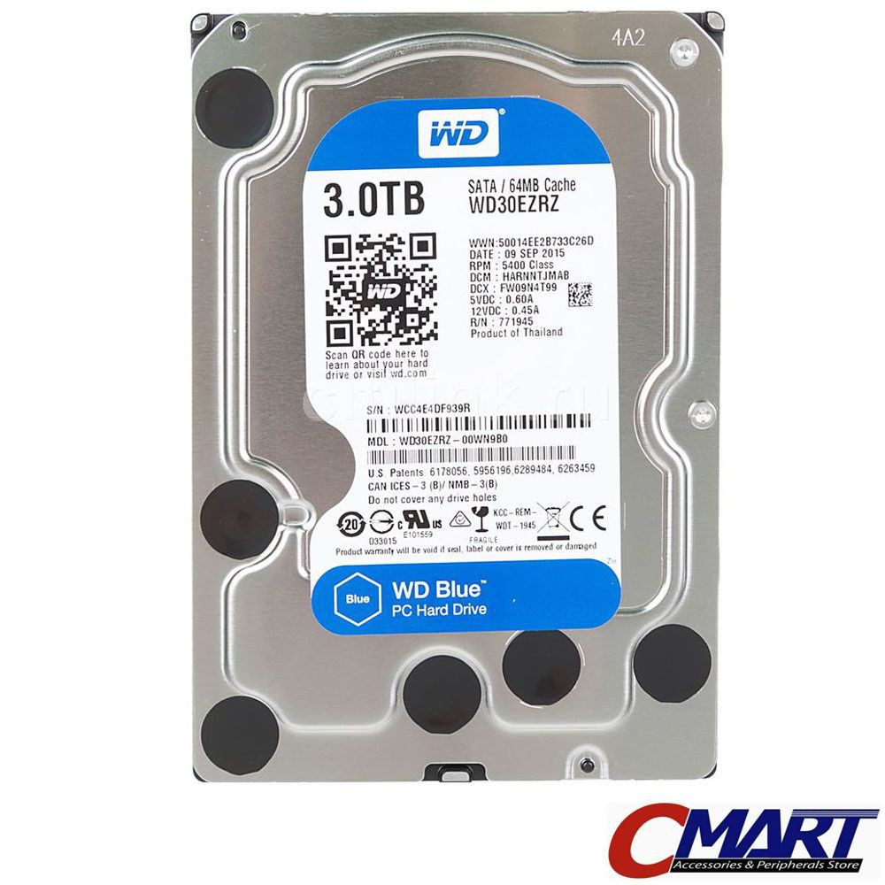 WD Caviar Blue 3TB 3.5 HD HDD Hardisk Harddisk Internal - WD30EZRZ