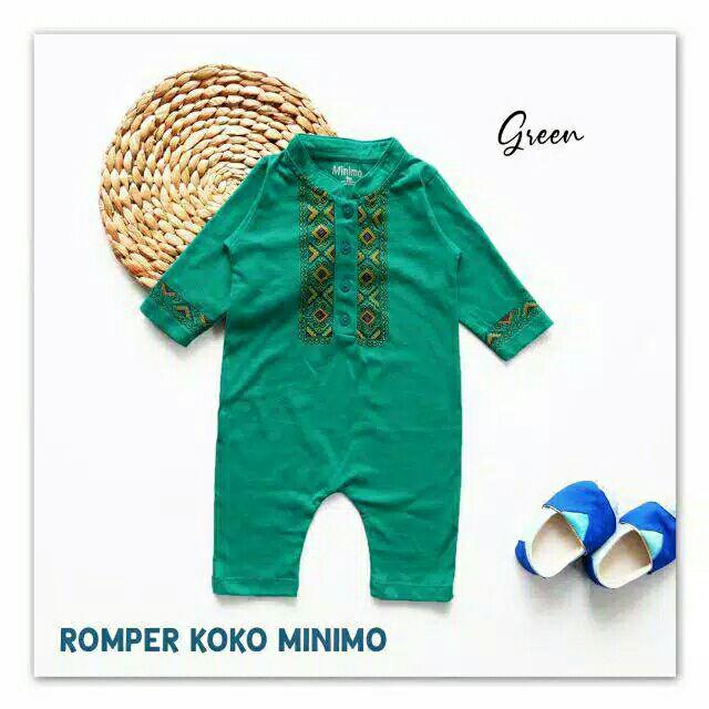 Koko Jumper Set Bayi-hijau 4-9 bln