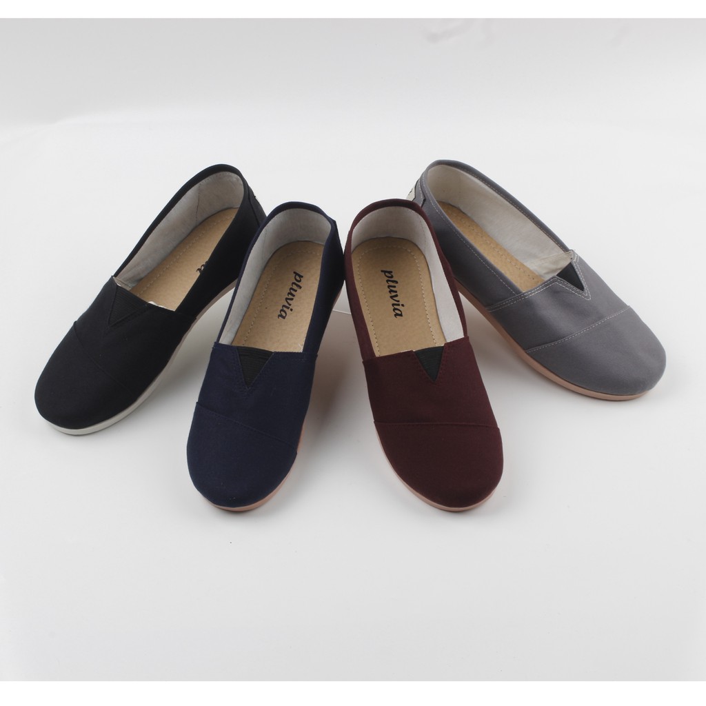 Amazeus Naomi Sepatu  Murah Flat Shoes Casual Wanita  Navy 