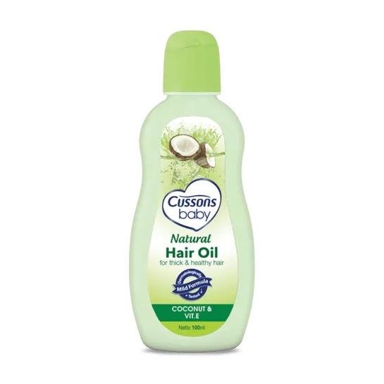 Cussons Baby Natural Hair Oil Coconut &amp; Vitamin E 100ml