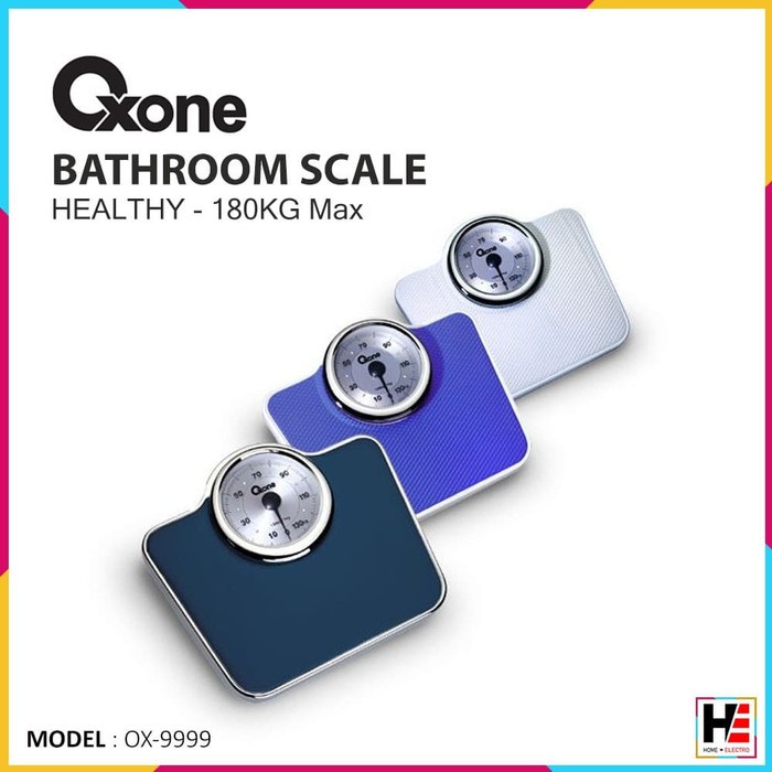 Timbangan Badan Oxone Manual OX-999 Healty Bathroom Scale Oxone