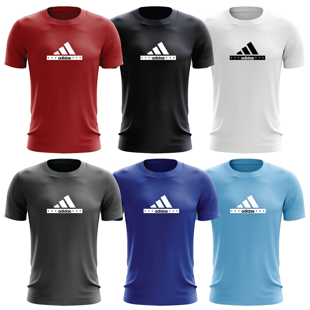 ⭐️⭐️⭐️⭐️⭐️POLO LOGO ADIDAS  ROUNDNECK SHORTSLEEVE T-SHIRT / LOGOSABLON PRINTED PRESS POLYFLEX PREMIU