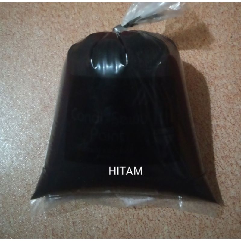 MURAH KWALITAS SUPER //CAT TEMBOK 1 KG WARNA HITAM