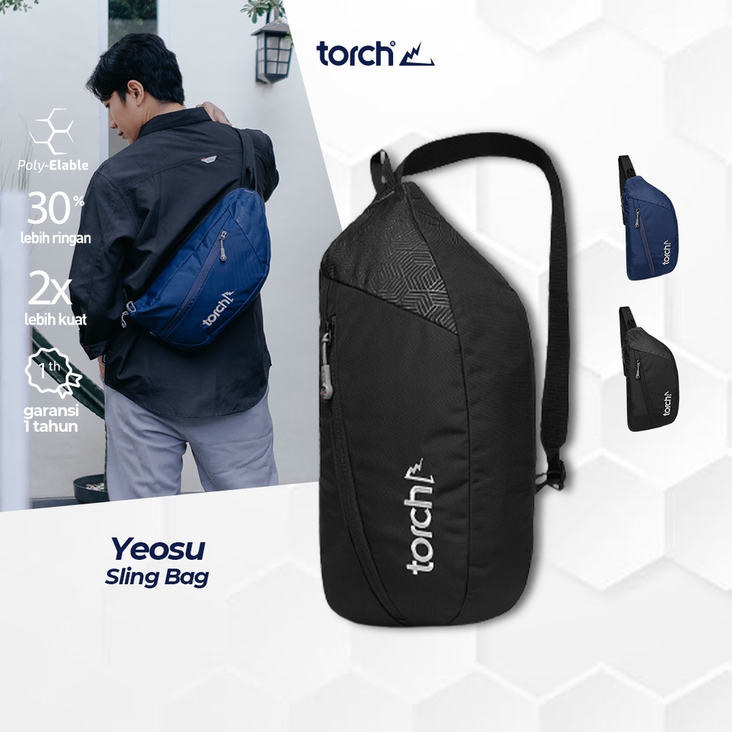 TORCH Depok Tas Selempang Yeosu 5L - Hitam