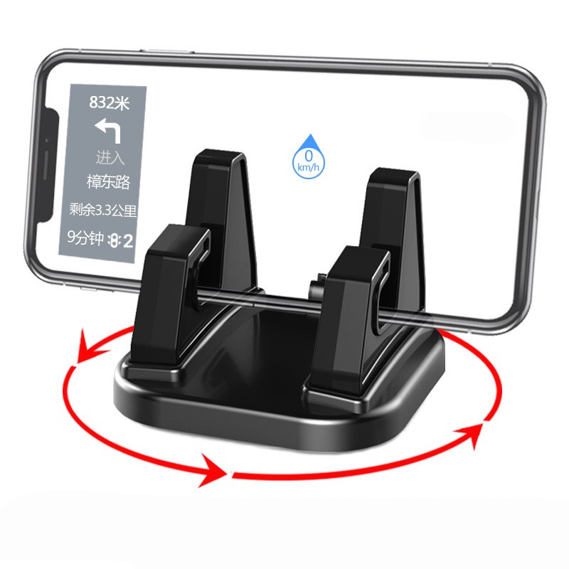 Bracket Wadah Penyangga Handphone Universal Dengan Model Dapat Berputar 360 Untuk Dashboard Mobil