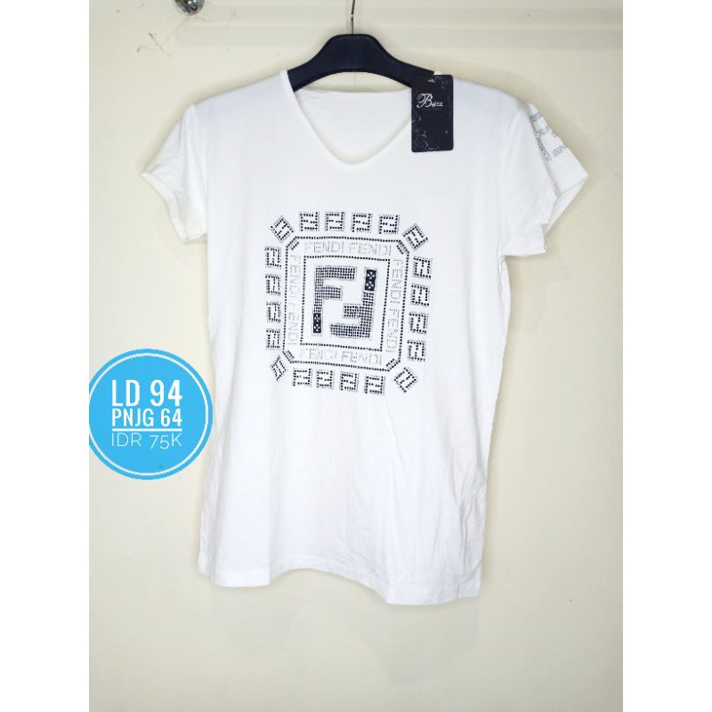 Kaos fendi wanita