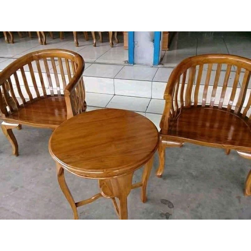 kursi teras betawi kurung jati