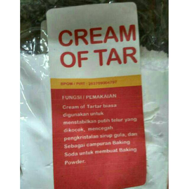 

Cream of tar tar repack 250gr