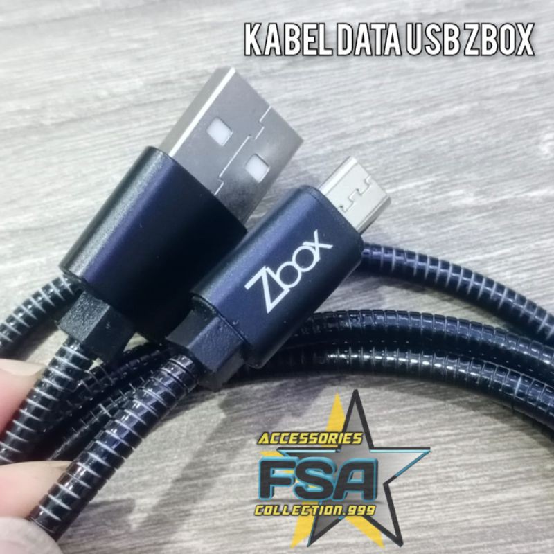 Kabel Data Zbox Usb Micro Metal Tinned Copper Premium Quality