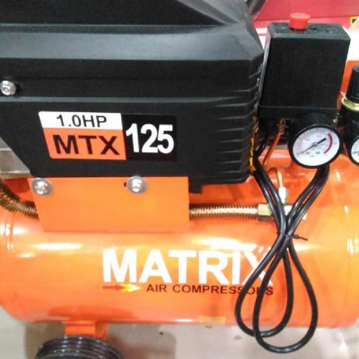 kompresor angin listrik 1 hp portable Matrix MTX 125 Air compressor