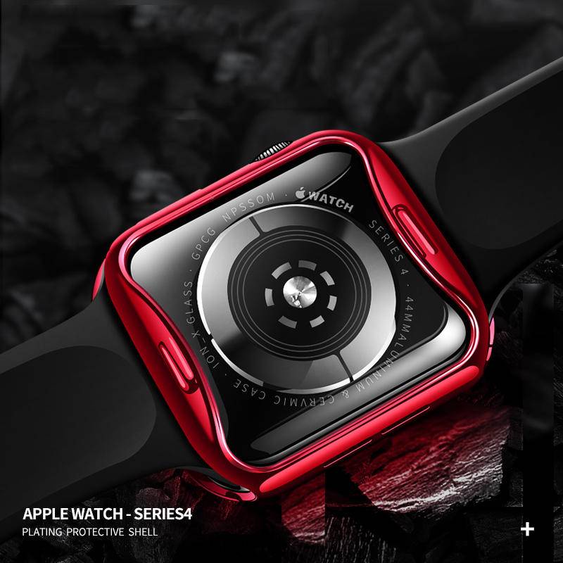 Case Pelindung Layar Bahan Tpu Bumper Ukuran 45mm / 41mm / 40mm 42mm / 38mm Untuk Apple Watch Seri 6 5 4 3 Se 7