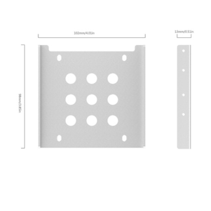 ORICO AC325-1S Aluminum 3.5in to 2.5in SSD HDD Bracket