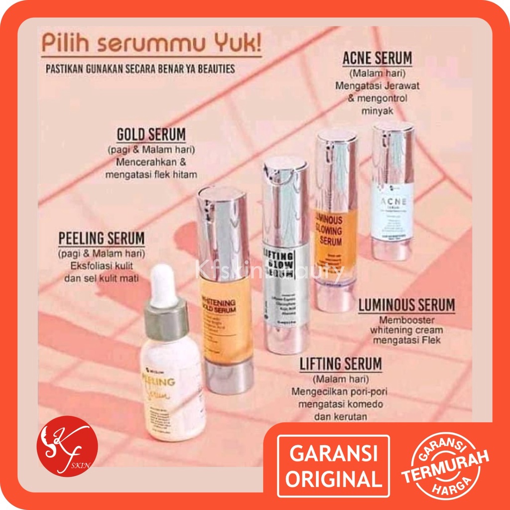 Serum Acne Ms Glow/ Serum Luminous Ms glow/Serum Peeling Ms Gow /Serum Ms glow