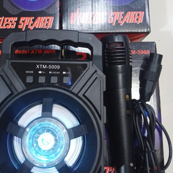 ➭ Speaker bluetooth XTM-5009 free mix karaoke musik box - SALON AKTIF XTM 5009 - Salon HF S288 // Sp