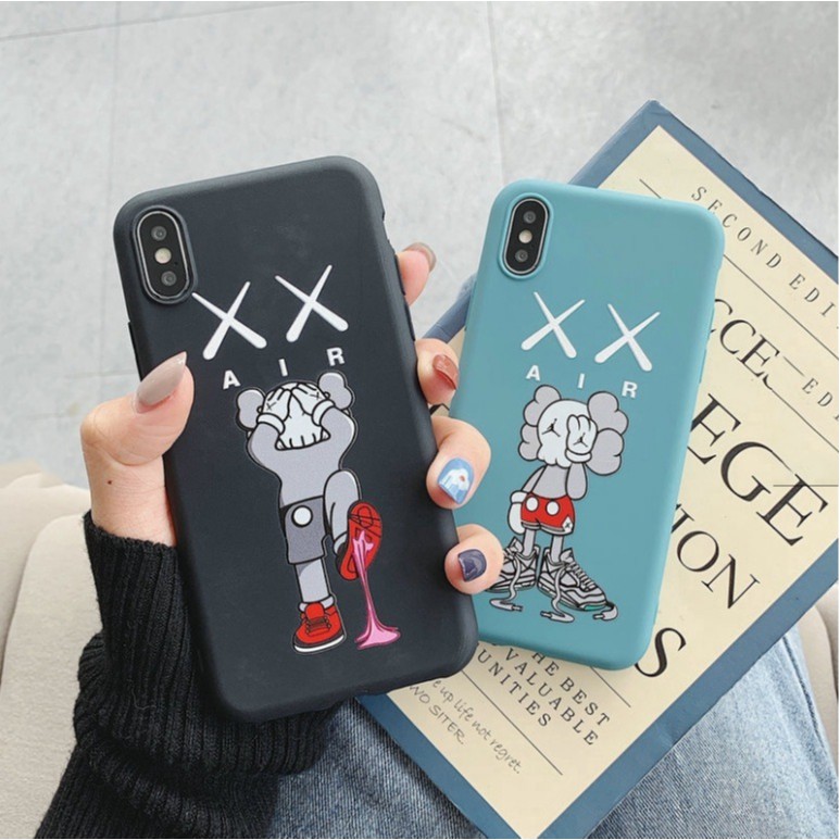 Kaws Softcase Printing Samsung A10 J5 2016 J5 Prime J7 J710 Realme X K3 Redmi 7a Vivo S1 Y12 Y15 Y17