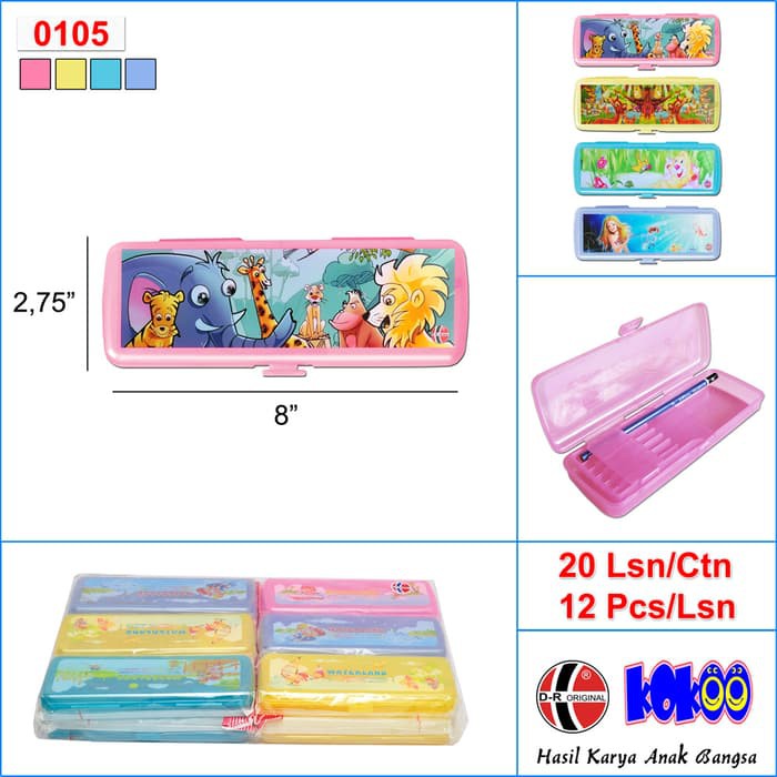 

PROMO Kotak Pensil Tingkat 0105 D-R Original TERLARIS