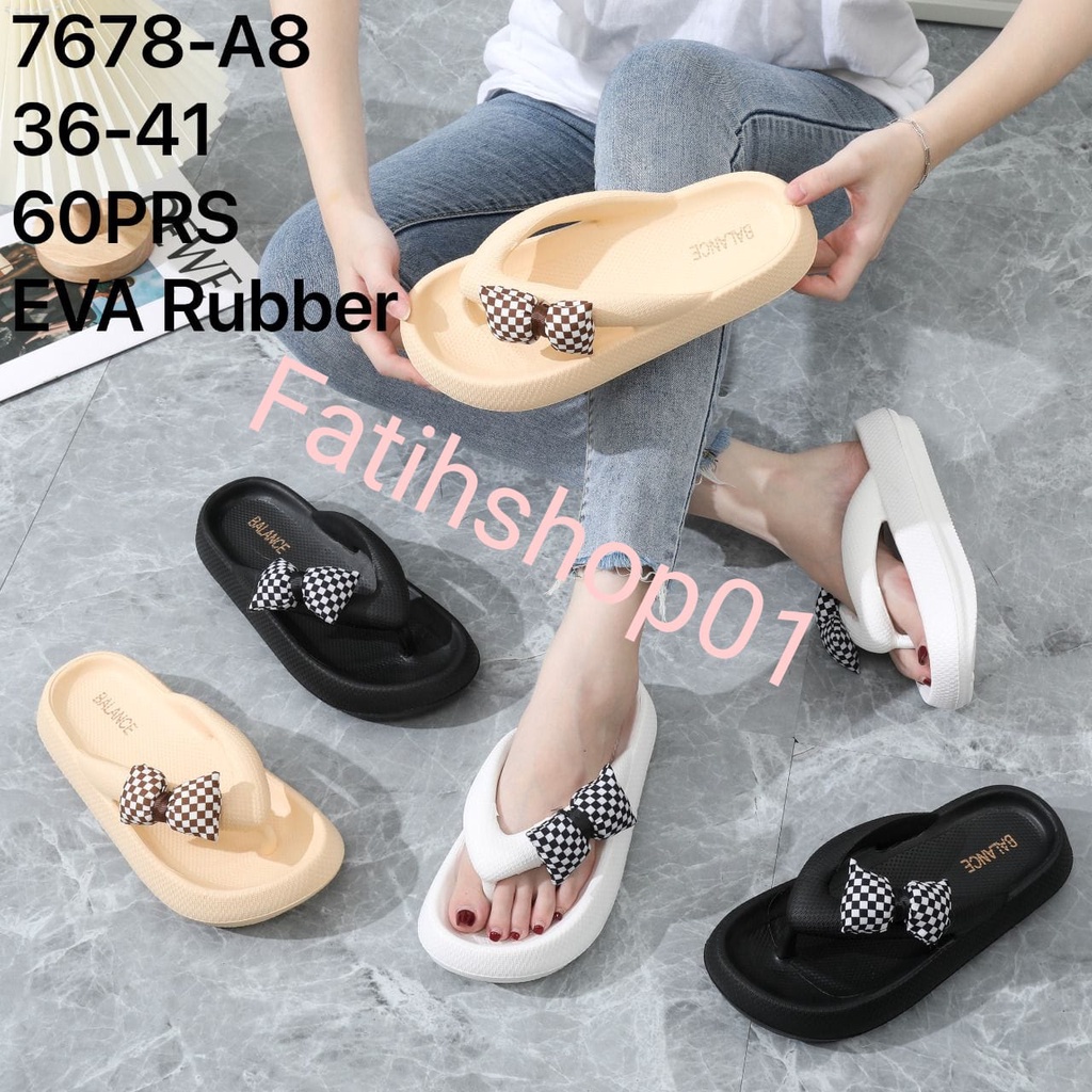 SENDAL JEPIT WANITA ANTISLIP 7678-A8(36-41) SANDAL JEPIT WANITA/sandal terlaris 2022