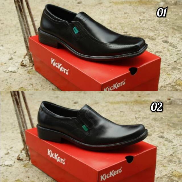 sepatu kerja pria bahan kulit asli