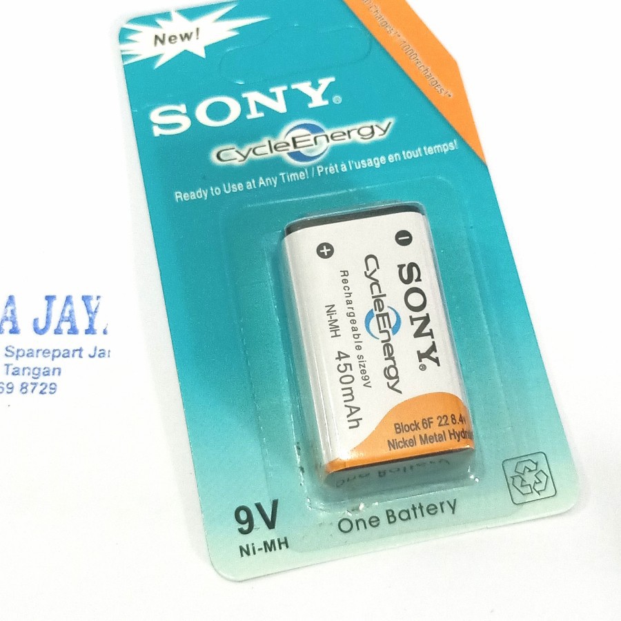 batre cas Sony 9v battery Sony kotak 9v baterai Sony cas rechargeable